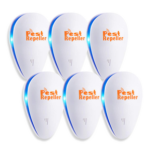 Oyhomop Ultrasonic Pest Repeller 6 Pack, Electronic Plug in Indoor Pest Repellent, Pest Control for Bugs, Insects, Roaches, Mice, Rodents, Mosquitoes