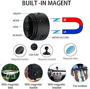 Mini Camera Portable Small HD Camera with Automatic Night Vision and Motion Detection
