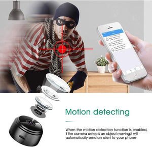 Mini Camera Portable Small HD Camera with Automatic Night Vision and Motion Detection