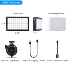 Load image into Gallery viewer, Video Conference Lighting Kit | Live Streaming, Video Conferencing, Remote Working | Lighting Accessory for Laptop, Adjustable Brightness and Color Temperature, Computer Mount Included