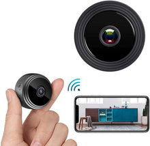 Load image into Gallery viewer, [2022 Upgraded] 1080P HD WiFi Security Camera,Mini Camera with Voice Recording,Nanny Cam with Audio and Video Motion Detection,Remote Viewing for Security with Phone APP