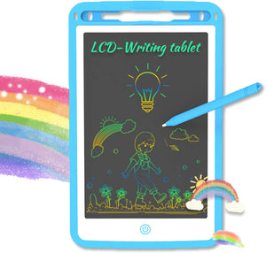 LCD Writing Tablet, 10 Inch Drawing Tablet Kids Magic Doodle Board, Colorful Toddler Drawing Board Electronic Drawing Pads, Educational and Learning Toy for 3-8 Years Old Boy and Girls