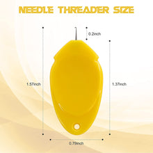 Load image into Gallery viewer, Needle Threader for Hand Sewing, 20 Pcs, Plastic Wire Loop DIY Simple Needle Threader for Sewing Machine, Needle Threaders Tool for Small Eye Needles, with Boxes