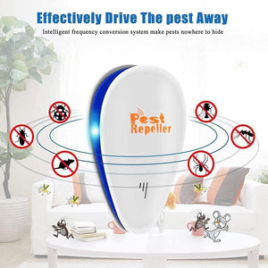 Atefa Ultrasonic Pest Repeller 6 Packs, Mouse Repellent Electronic Indoor Pest Repellent Plug in for Insects, Pest Control for Bugs Insects Roaches Mice Rodents Mosquitoes