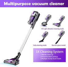 Load image into Gallery viewer, Cordless Vacuum Cleaner, 24KPA Stick Vacuum, 6 in 1 Convenient Stick and Handheld Vac, Up to 45 Minutes Runtime, Efficient Cleaning with Powerful Motor Lightweight Cordless Vacuum Cleaner