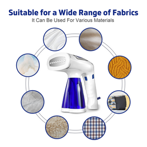 Steamer for Clothes, Tekola Travel Garment Steamer 1600 Watt with 3 Model Fabric Wrinkles Remover with 250ml Big Water Tank, Fast Heat-up Steam Iron for Clothes with 3 Brushes