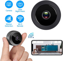Load image into Gallery viewer, Mini WiFi Hidden Cameras,Wireless Spy Cameras with Audio and Video Live Feed, HD 1080P Home Security Cameras, Covert Baby Nanny Cam,Tiny Smart Cameras with Night Vision and Motion Detection