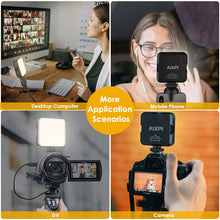 Load image into Gallery viewer, Video Conference Lighting Kit, Laptop Light, Webcam Lighting with Clip, Zoom Light for Laptop Computer, Zoom Meeting, Remote Working, Streaming and Self Broadcasting, Vlogging(Dimmable &amp; Rechargeable)