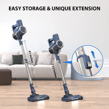 Load image into Gallery viewer, Atefa Cordless Vacuum Cleaner with LED Display, 20000Pa Stick Vacuum 4 in 1, Lightweight, Up to 30 Minutes Runtime, with HEPA Filter for Hardwood Floor Carpet, Pet Hair, Best Gift for Your Family, W200