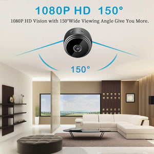 Mini WiFi Hidden Cameras,Wireless Spy Cameras with Audio and Video Live Feed, HD 1080P Home Security Cameras, Covert Baby Nanny Cam,Tiny Smart Cameras with Night Vision and Motion Detection