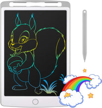 Load image into Gallery viewer, LCD Writing Tablet, 8.5 Inch Kids Drawing Tablet Colour Large Erasable Digital Drawing Pad Doodle Board, Gift for Kids 3-6 Year Old Adults Home School Office（Gray）