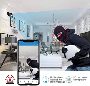 [2022 Upgraded]1080P HD WiFi Security Camera, Indoor Surveillance Camera with Audio and Video Motion Detection,Remote Viewing for Security with Phone APP.