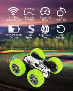 Remote Control Car, RC Stunt Car High Speed Rotating Double Sided RC Cars, Gift Idea for Boys Girls Kids