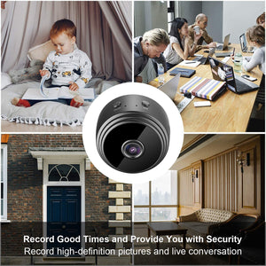 [2022 Upgraded] 1080P HD WiFi Security Camera,Mini Camera with Voice Recording,Nanny Cam with Audio and Video Motion Detection,Remote Viewing for Security with Phone APP
