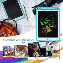 Load image into Gallery viewer, LCD Writing Tablet, 10 Inch Drawing Tablet Kids Magic Doodle Board, Colorful Toddler Drawing Board Electronic Drawing Pads, Educational and Learning Toy for 3-8 Years Old Boy and Girls