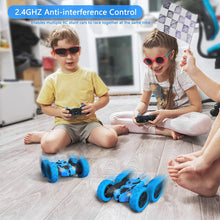 Load image into Gallery viewer, Remote Control Car Double Sided 360°Rotating 4WD RC Cars with Headlights 2.4GHz Electric Race Stunt Toy Car Rechargeable Toy Cars for Boys Girls Birthday