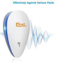 Load image into Gallery viewer, Ultrasonic Pest Repeller 6 Packs, Mouse Repellent Electronic Indoor Pest Repellent Plug in for Insects, Pest Control for Bugs Insects Roaches Mice Rodents Mosquitoes